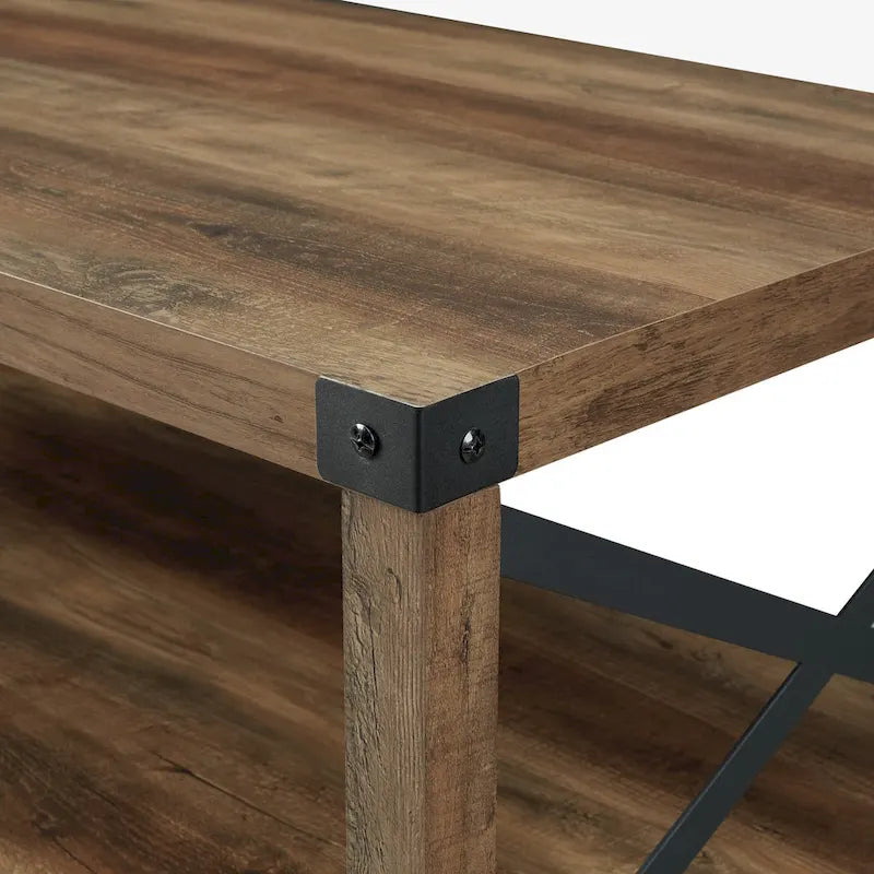 Middlebrook Kujawa Coffee Table with Metal Accents
