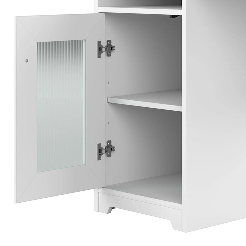 Cabot 60W L Shaped Computer Desk with Storage by Bush Furniture