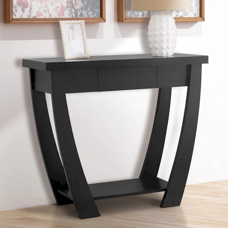 Cataraqui Borramora Modern 36-inch 1-Shelf Console Table by Copper Grove