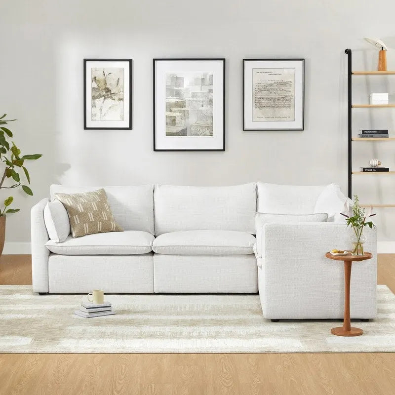 Cypress 107W L-shape Power Reclining Sectional Sofa Couch