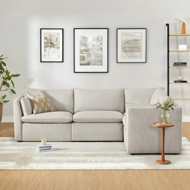 Cypress 107W L-shape Power Reclining Sectional Sofa Couch