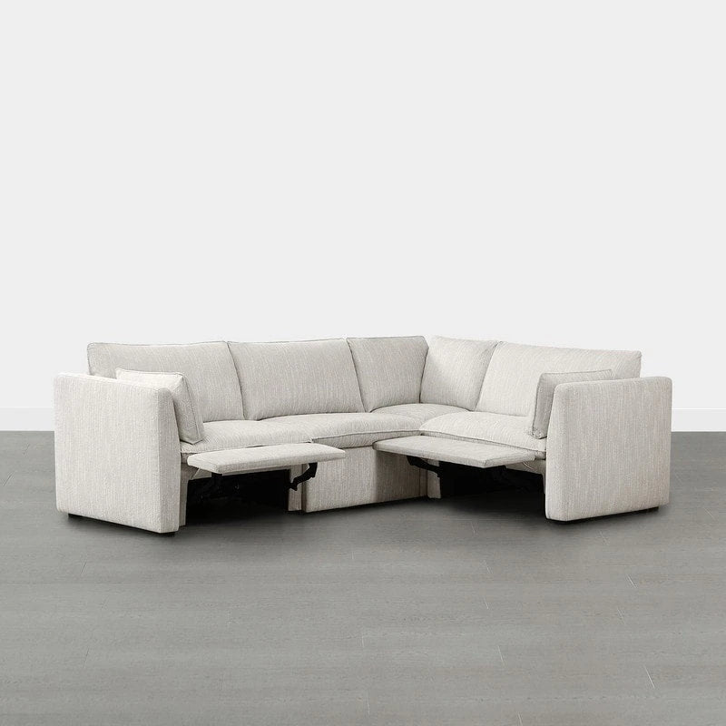 Cypress 107W L-shape Power Reclining Sectional Sofa Couch