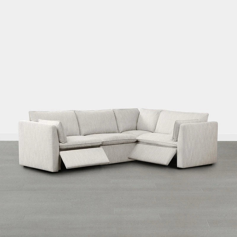 Cypress 107W L-shape Power Reclining Sectional Sofa Couch