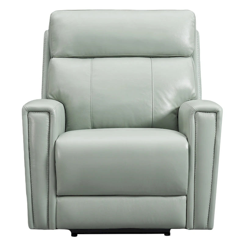 Genuine Leather Zero Gravity Power Recliner Chair with Power Headrest, USB&USB-C Port