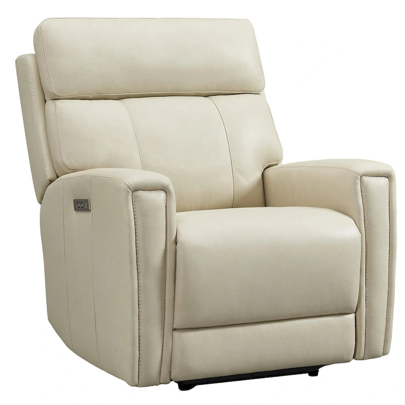 Genuine Leather Zero Gravity Power Recliner Chair with Power Headrest, USB&USB-C Port