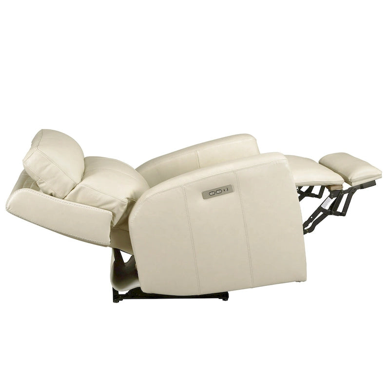 Genuine Leather Zero Gravity Power Recliner Chair with Power Headrest, USB&USB-C Port