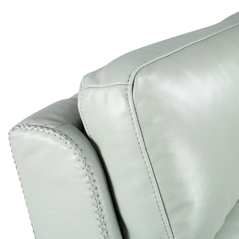 Genuine Leather Zero Gravity Power Recliner Chair with Power Headrest, USB&USB-C Port