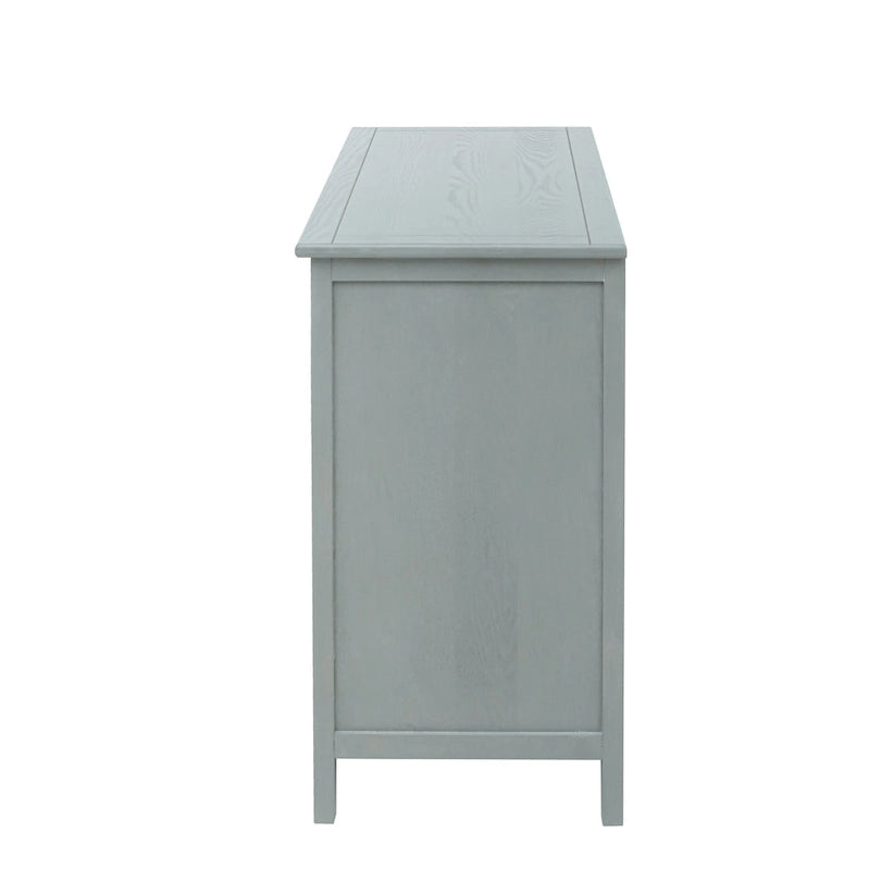 American Style 3-Drawer Vertical Chest Cabinet with Golden Handle for bedroom, living room