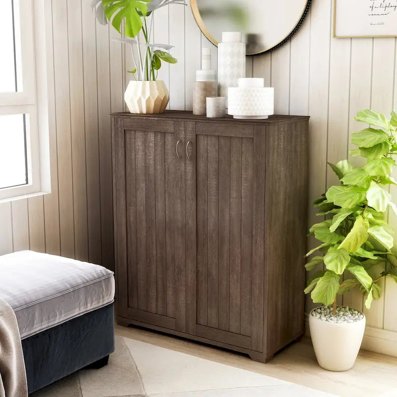 Jdiriya Transitional 5-shelf Cabinet by Copper Grove