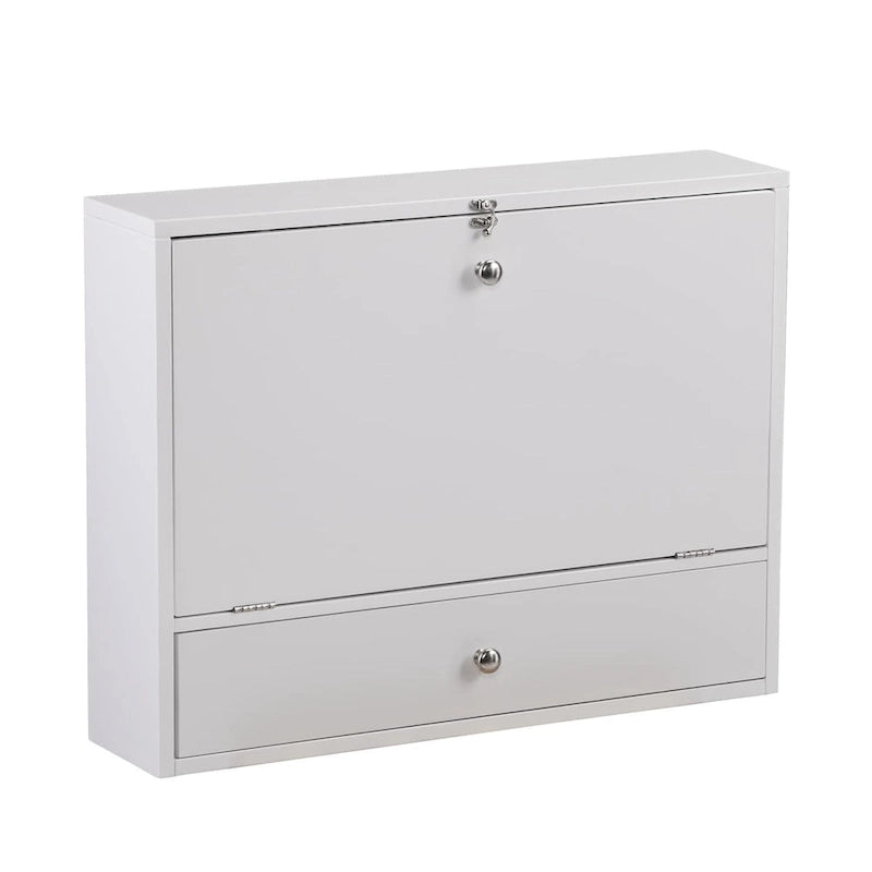 SEI Furniture Wall-mounted Folding Laptop Desk