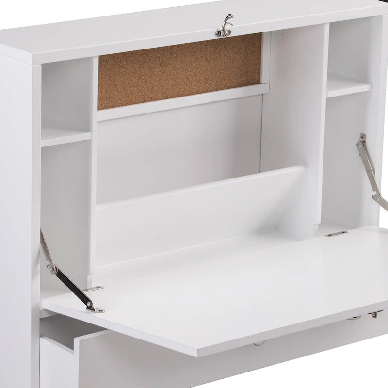 SEI Furniture Wall-mounted Folding Laptop Desk