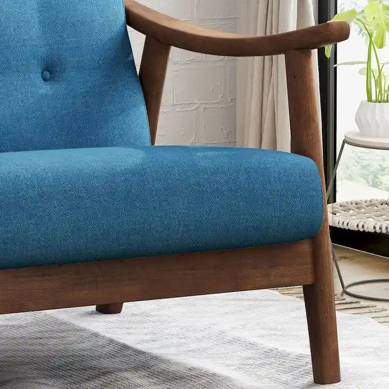 Hetel Mid-Century Modern Settee by Christopher Knight Home