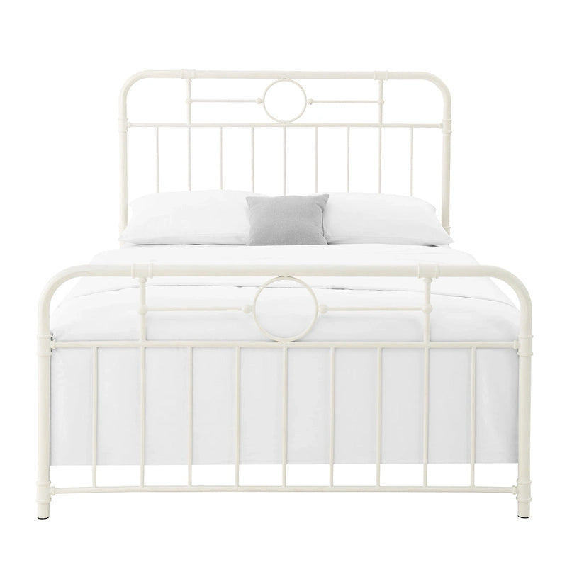 Walker Edison Classic Metal Pipe Bed