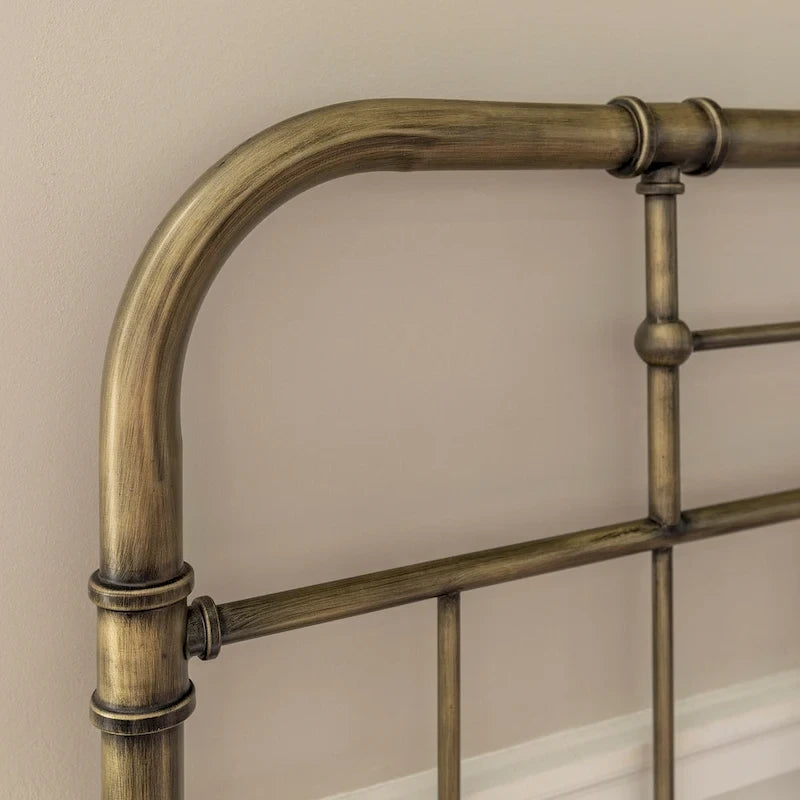 Walker Edison Classic Metal Pipe Bed