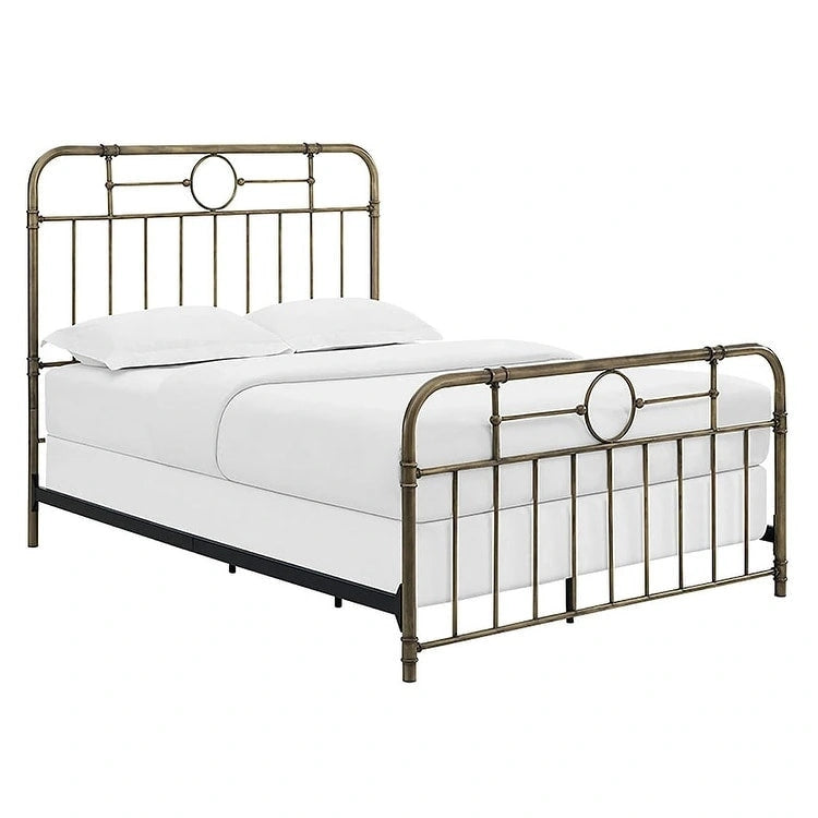 Walker Edison Classic Metal Pipe Bed