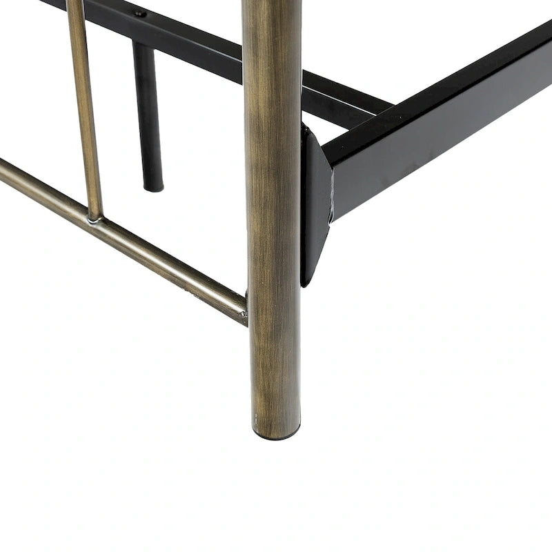 Walker Edison Classic Metal Pipe Bed