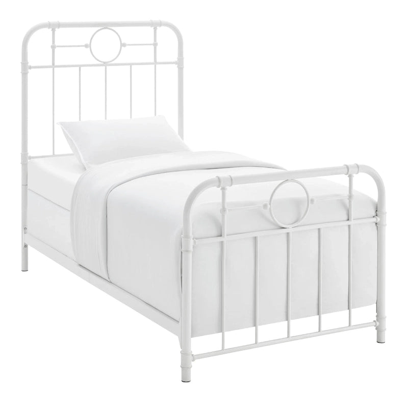 Walker Edison Classic Metal Pipe Bed