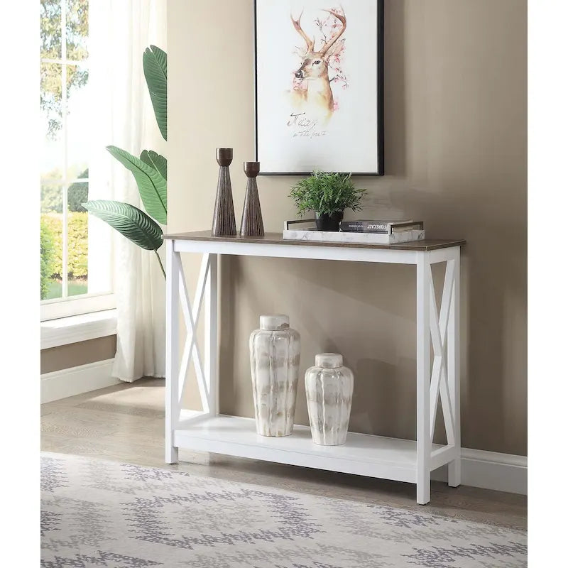 Convenience Concepts Oxford Console Table with Shelf