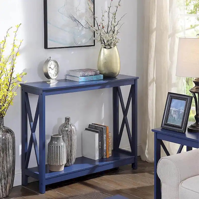 Convenience Concepts Oxford Console Table with Shelf
