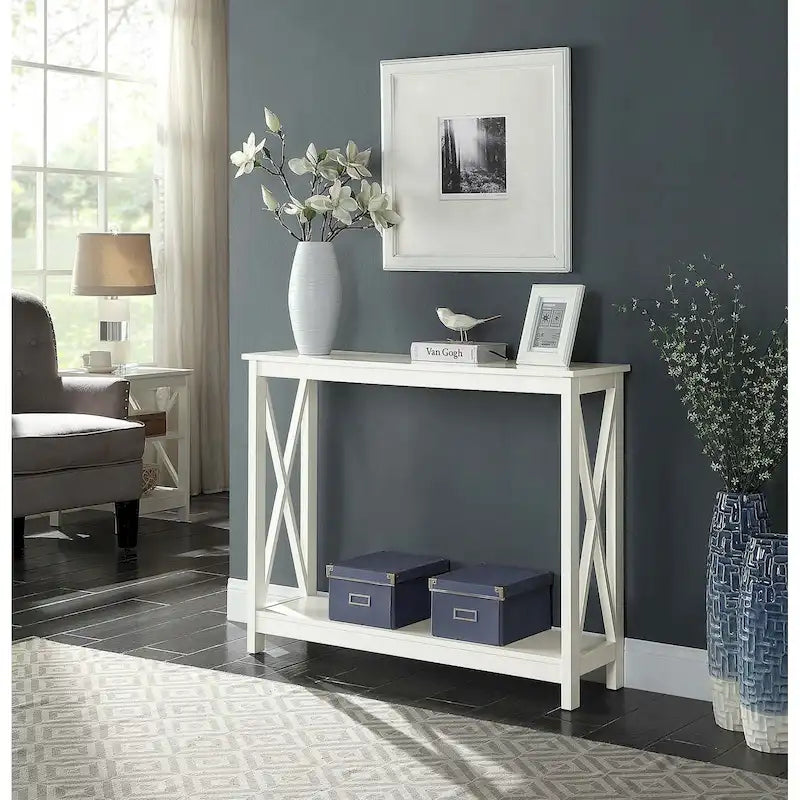 Convenience Concepts Oxford Console Table with Shelf