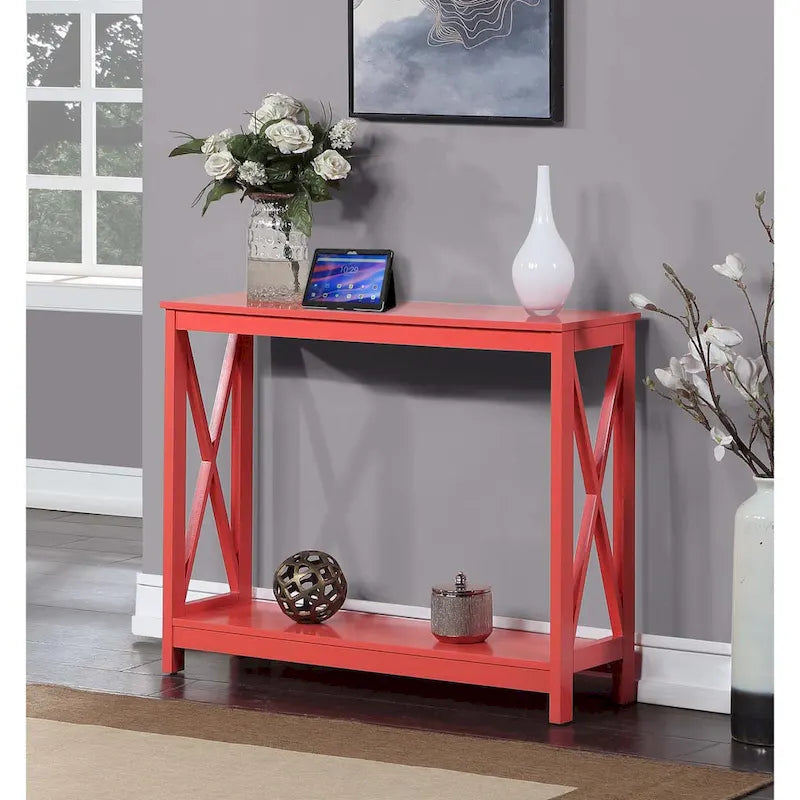 Convenience Concepts Oxford Console Table with Shelf