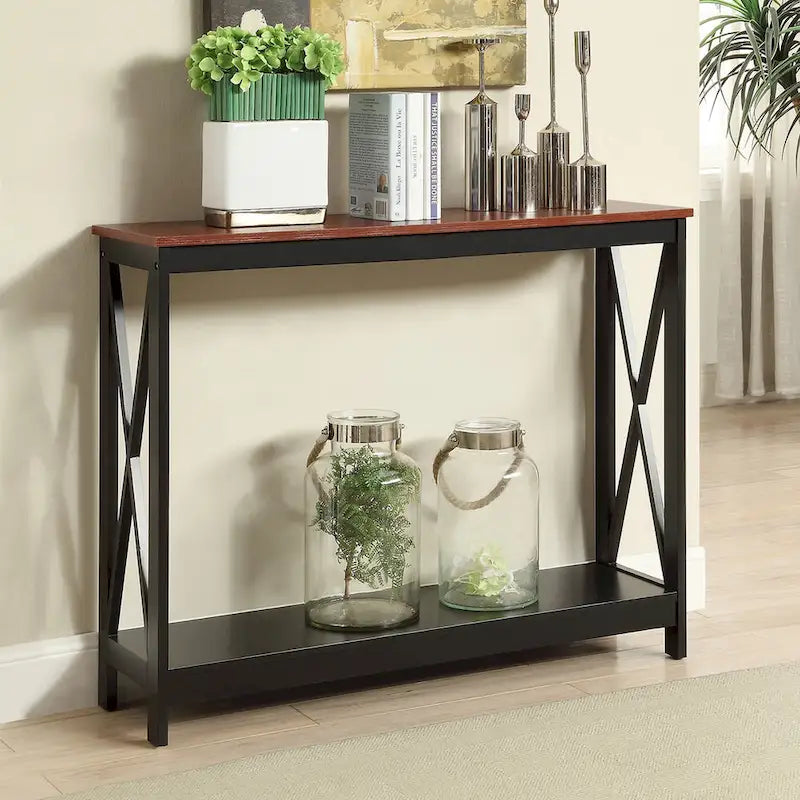 Convenience Concepts Oxford Console Table with Shelf
