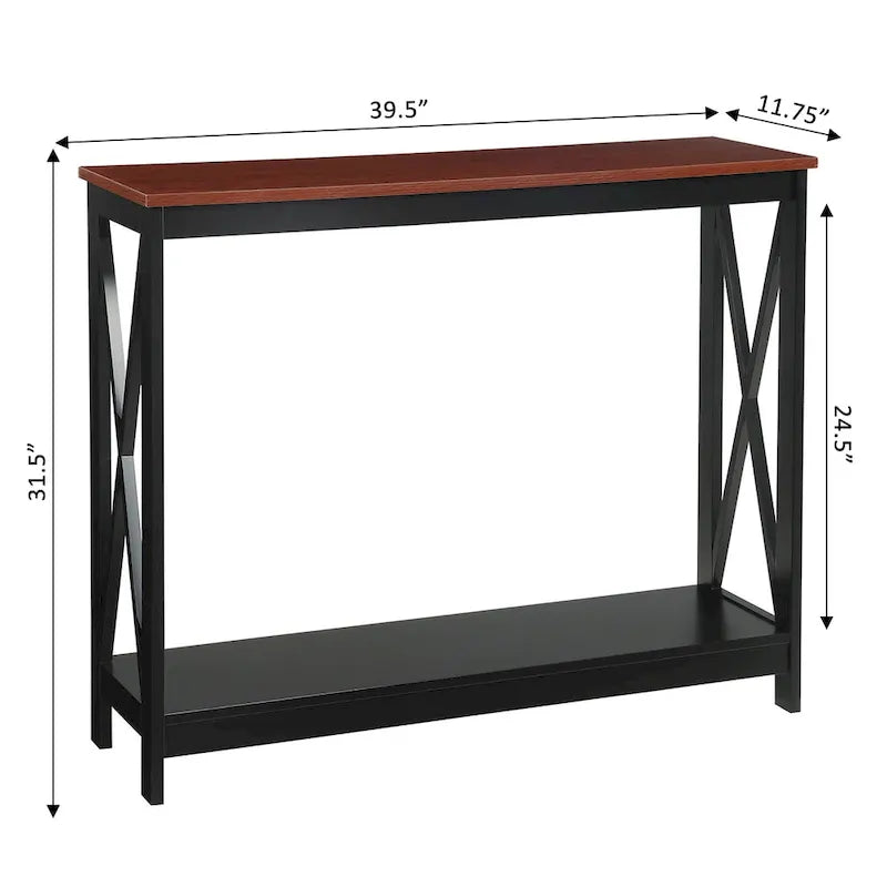Convenience Concepts Oxford Console Table with Shelf