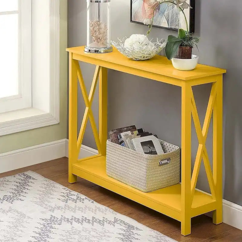 Convenience Concepts Oxford Console Table with Shelf