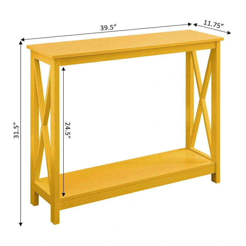 Convenience Concepts Oxford Console Table with Shelf