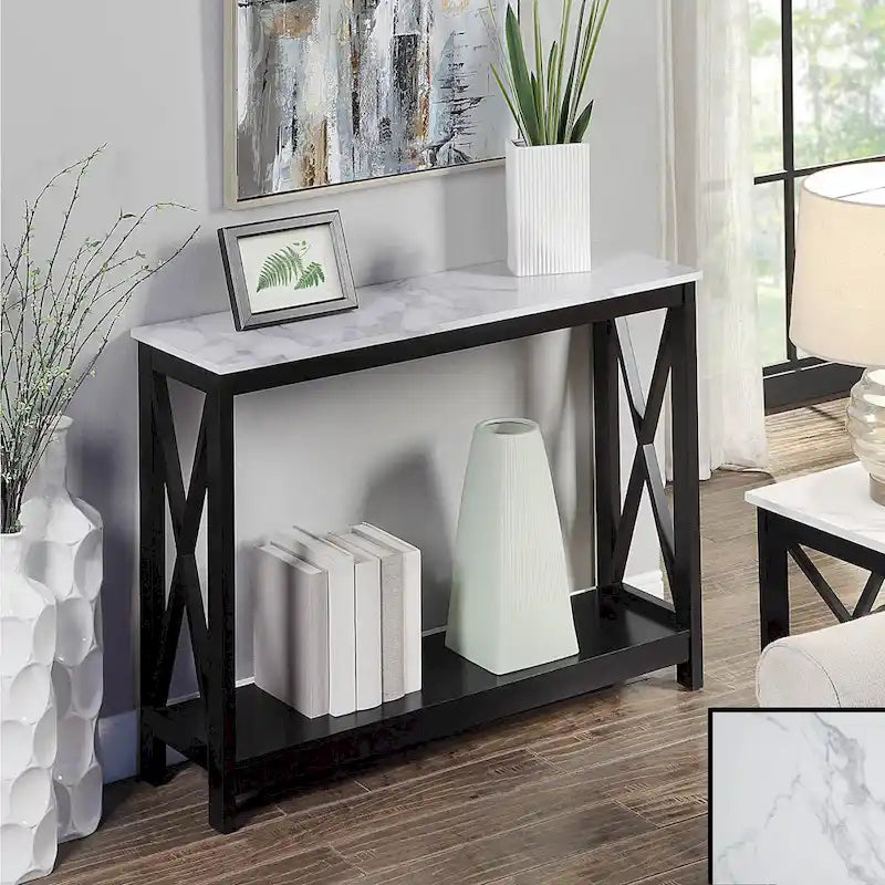Convenience Concepts Oxford Console Table with Shelf