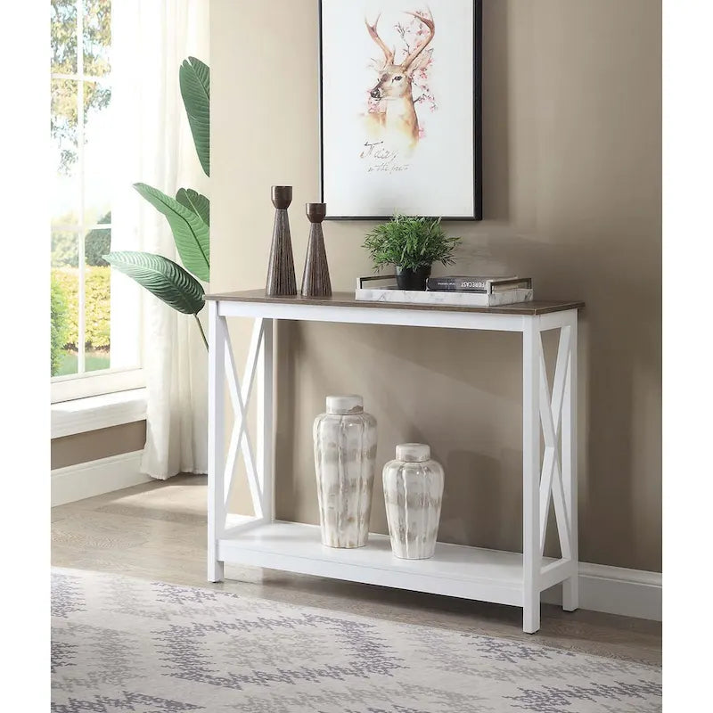 Convenience Concepts Oxford Console Table with Shelf