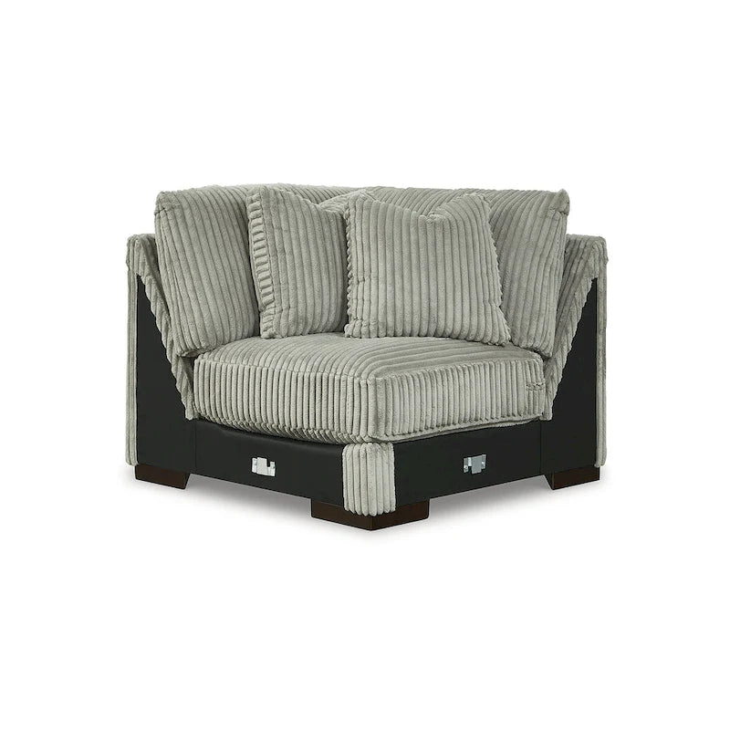 Signature Design by Ashley Lindyn 5-Piece Sectional with Chaise - 133W x 133D x 38H