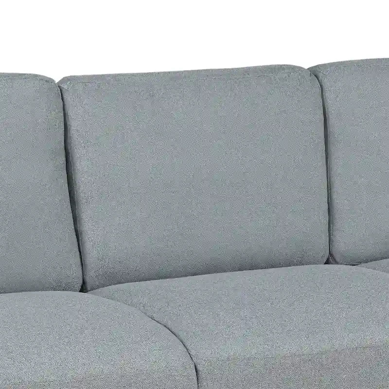 3-Seat Linen Fabric Sofa