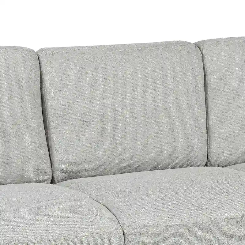 3-Seat Linen Fabric Sofa