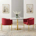 Savour Tufted Performance Velvet Accent Chairs - Set of 2