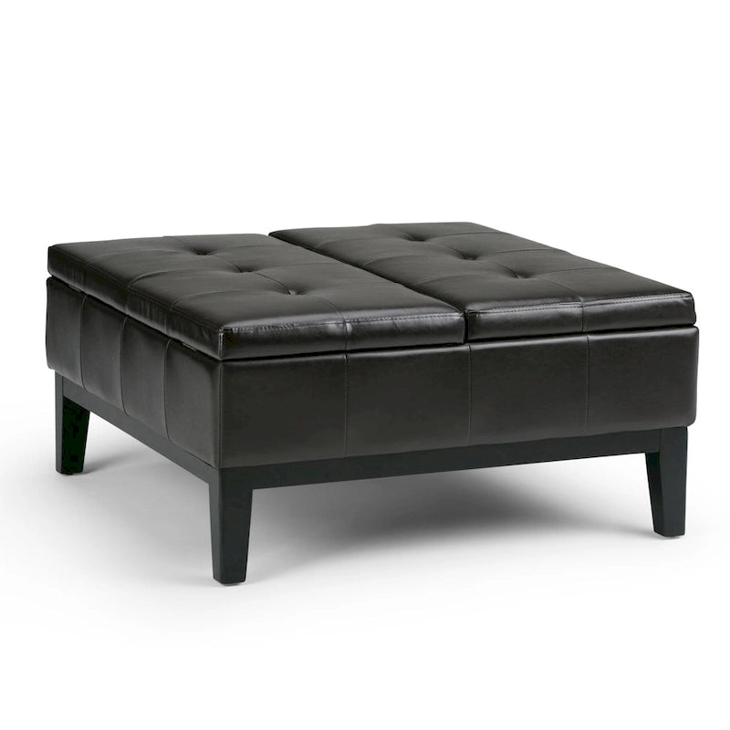 WYNDENHALL Lancaster 36-in. Wide Contemporary Square Table Ottoman