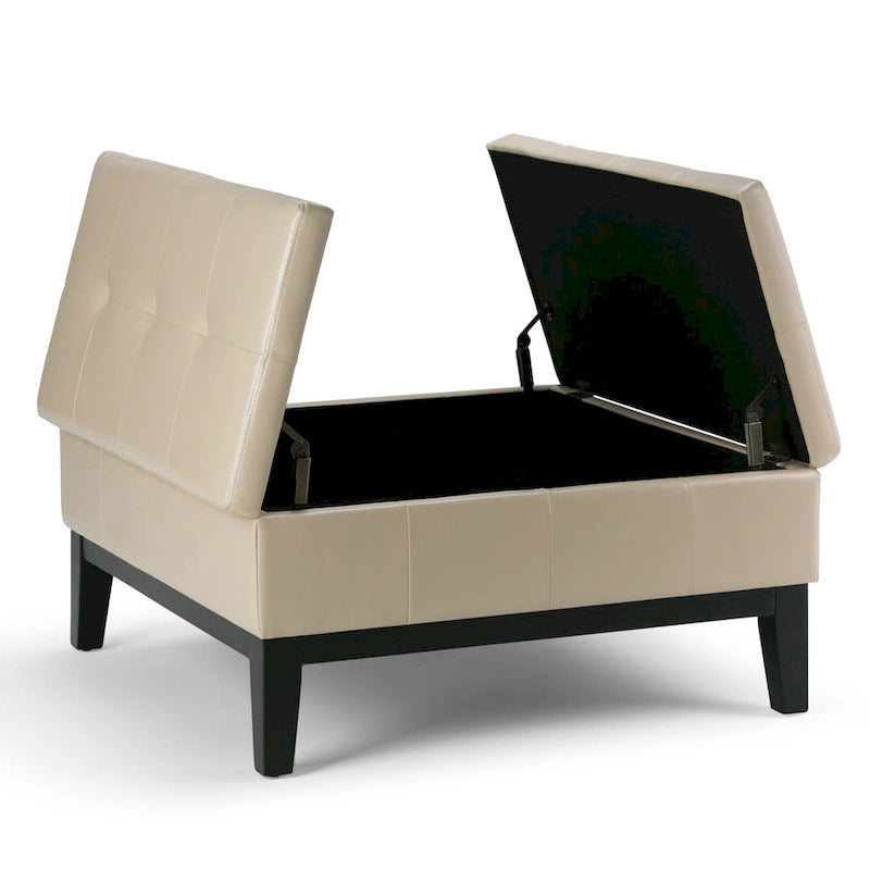 WYNDENHALL Lancaster 36-in. Wide Contemporary Square Table Ottoman