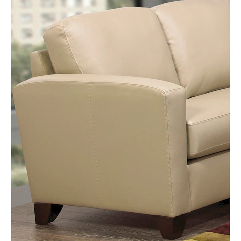 Bryce Italian Top Grain Leather Sofa and Chair Set