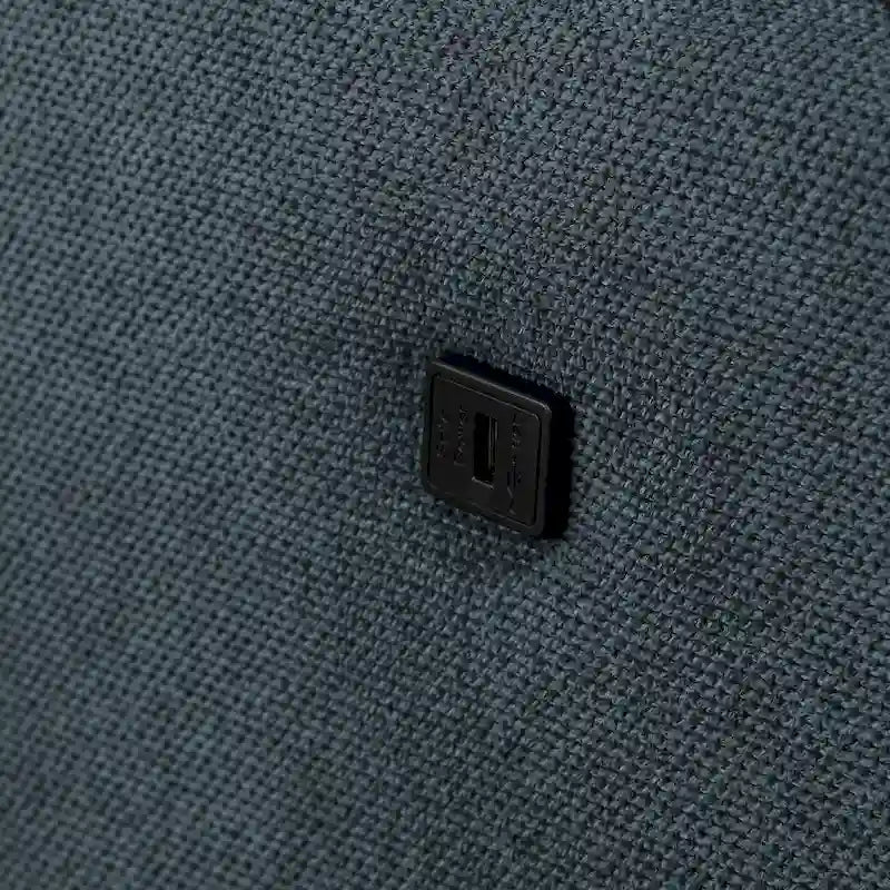Loveseat With Waterproof Fabric, USB Charge