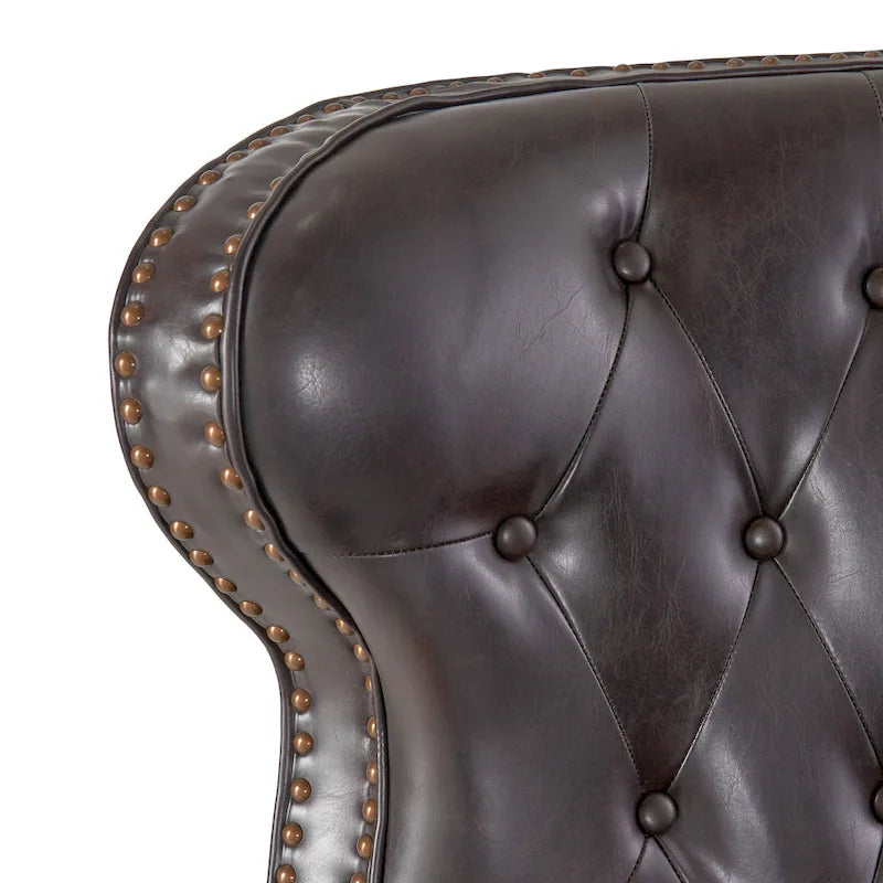 Walder Contemporary Tufted Recliner with Nailhead Trim by Christopher Knight Home