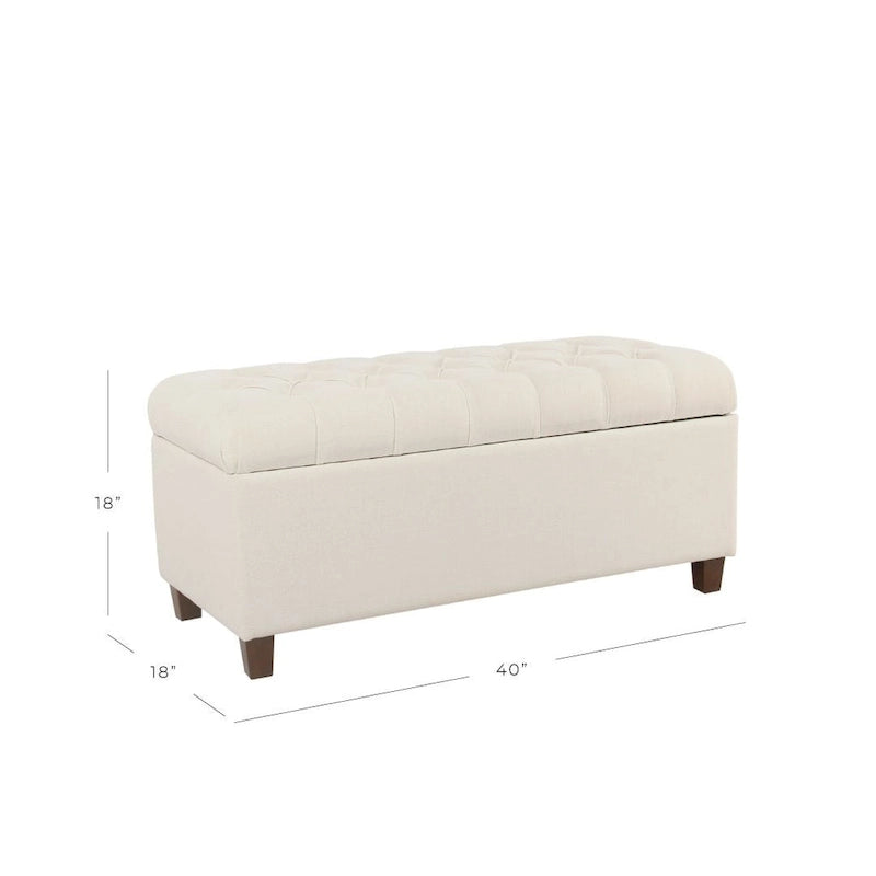 Copper Grove Muir Button Tufted Storage Bench