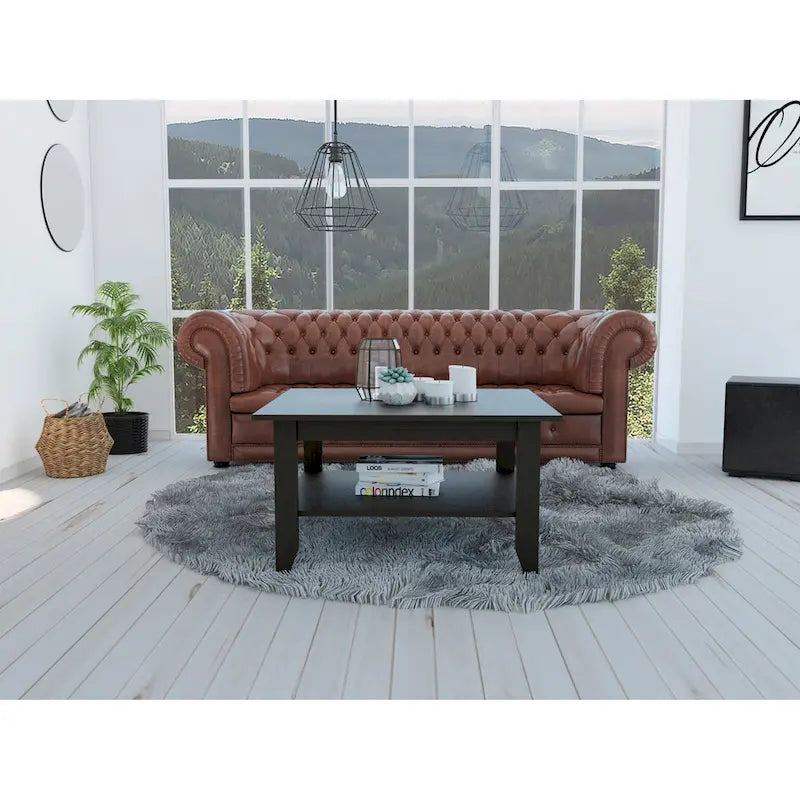 FM Furniture Osceola Coffee Table with Open Shelf