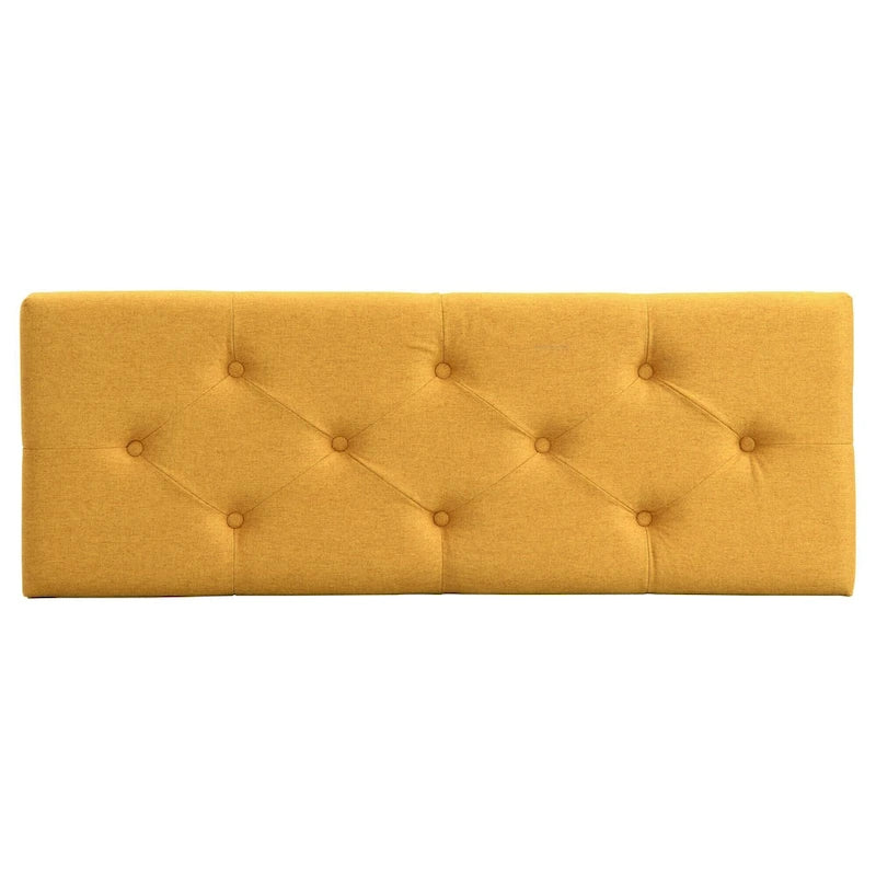 Hausfame Upholstery Shoes Bench-Entryway Shoe Storage with Tufted Padded Seat