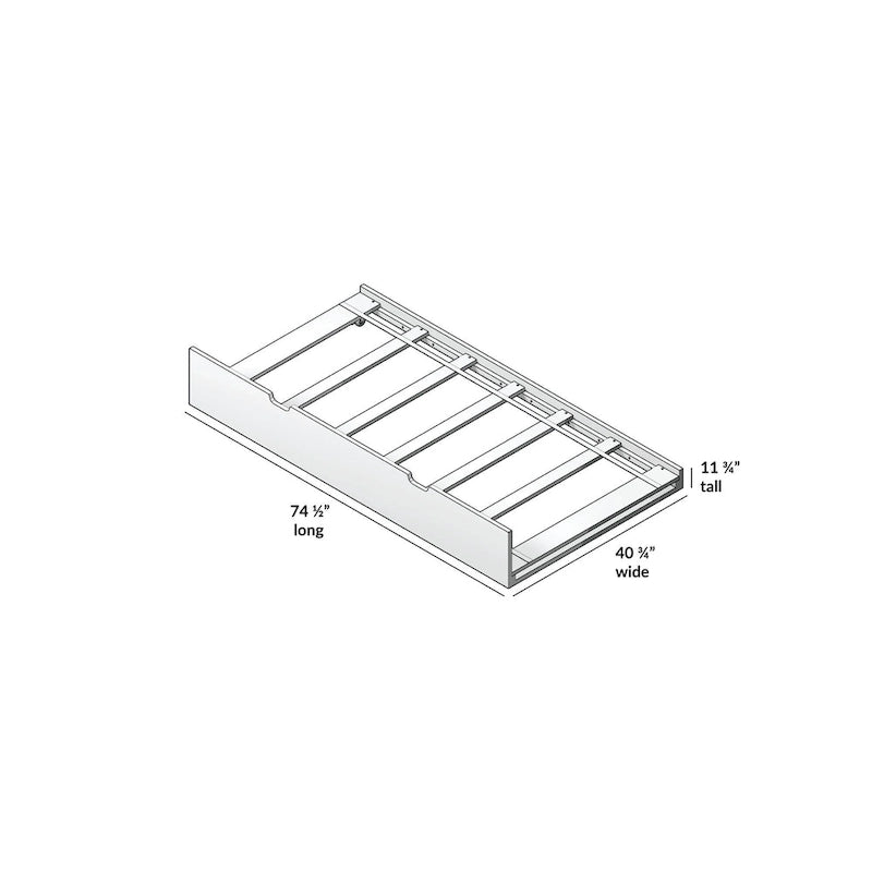 Max and Lily Twin Size Trundle Bed