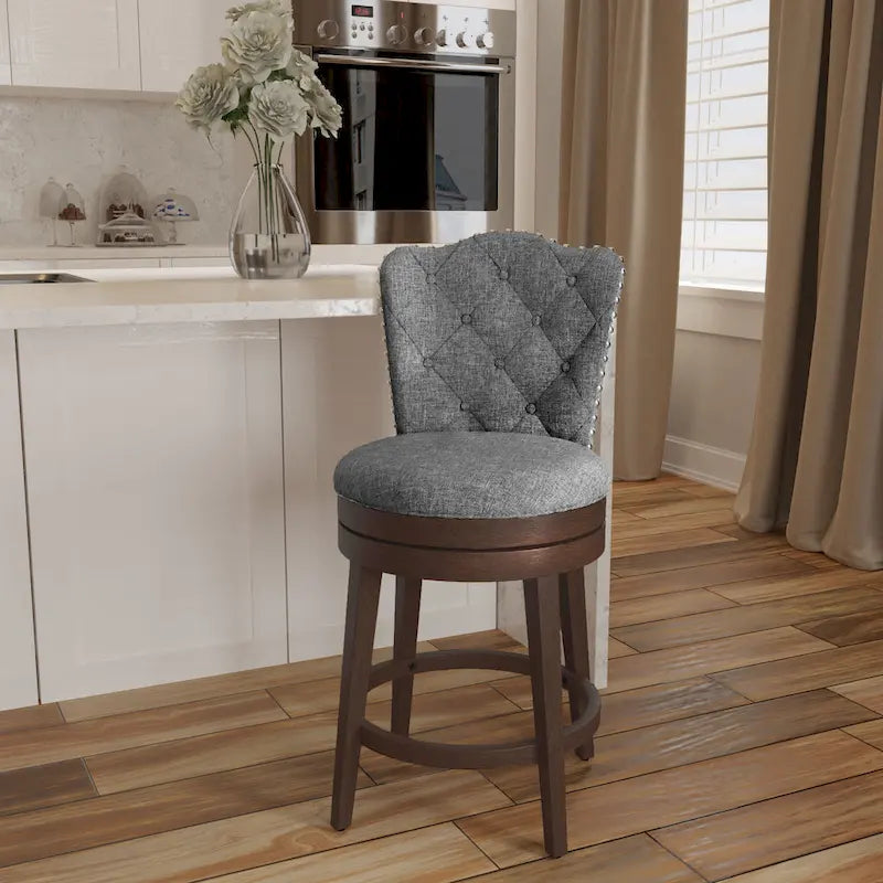 Hillsdale Edenwood Wood Swivel Stool