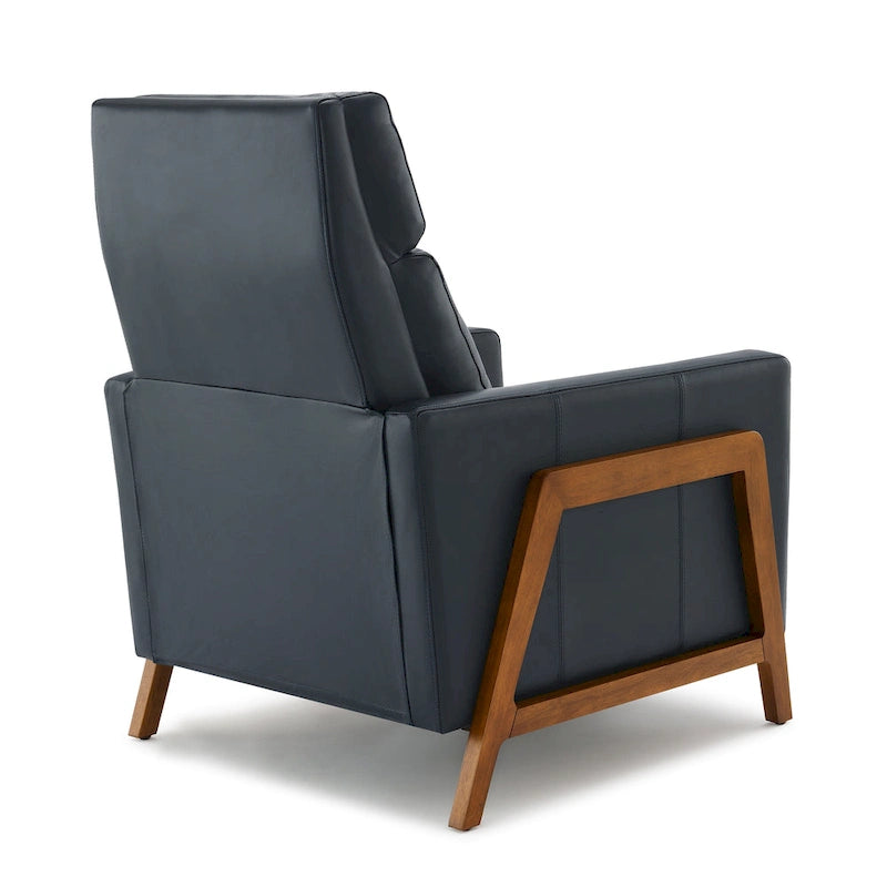 Roland Top Grain Leather Push Back Recliner by Greyson Living
