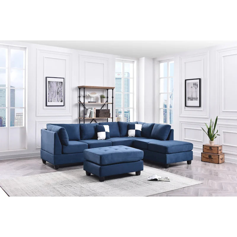 Gallant Microsuede Sectional Sofa