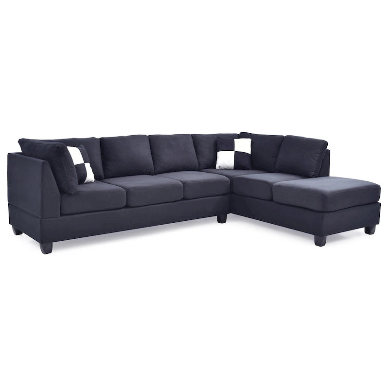 Gallant Microsuede Sectional Sofa