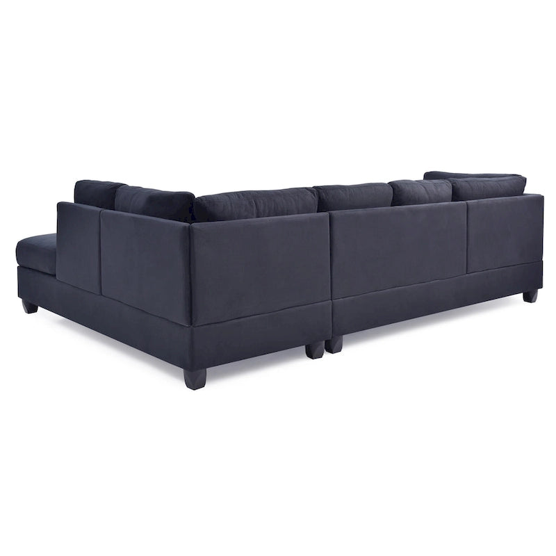 Gallant Microsuede Sectional Sofa