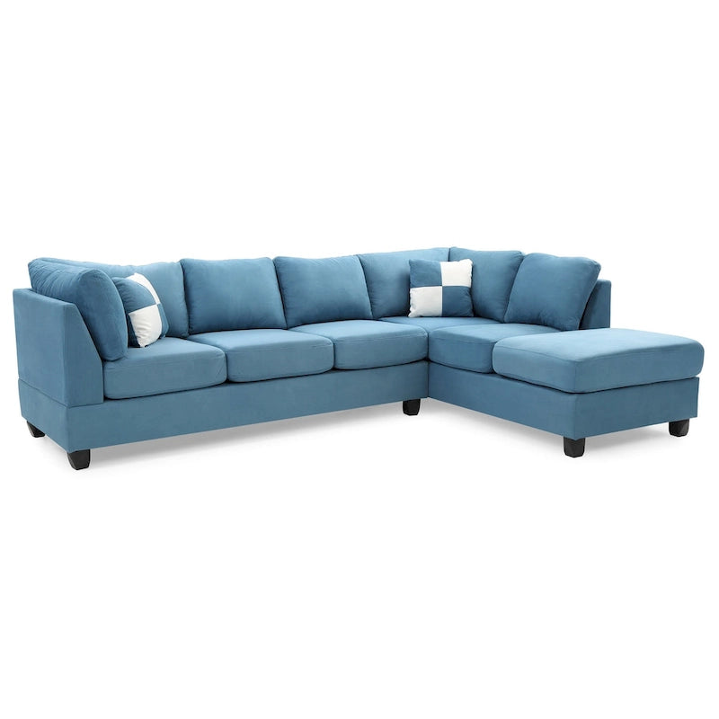 Gallant Microsuede Sectional Sofa